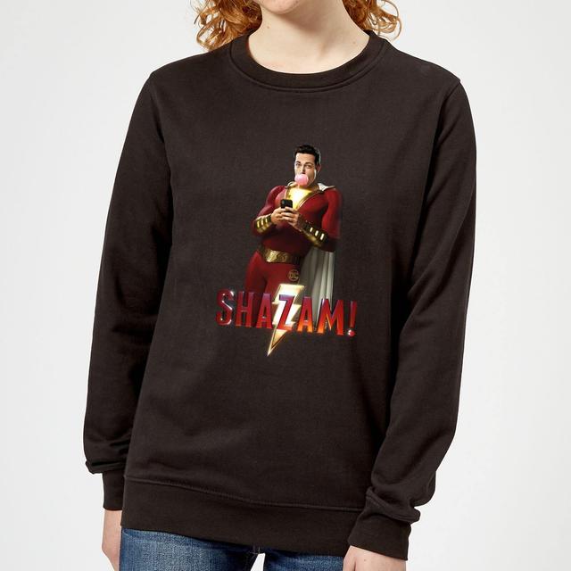 Shazam Bubble Gum Women's Sweatshirt - Black - XL on Productcaster.