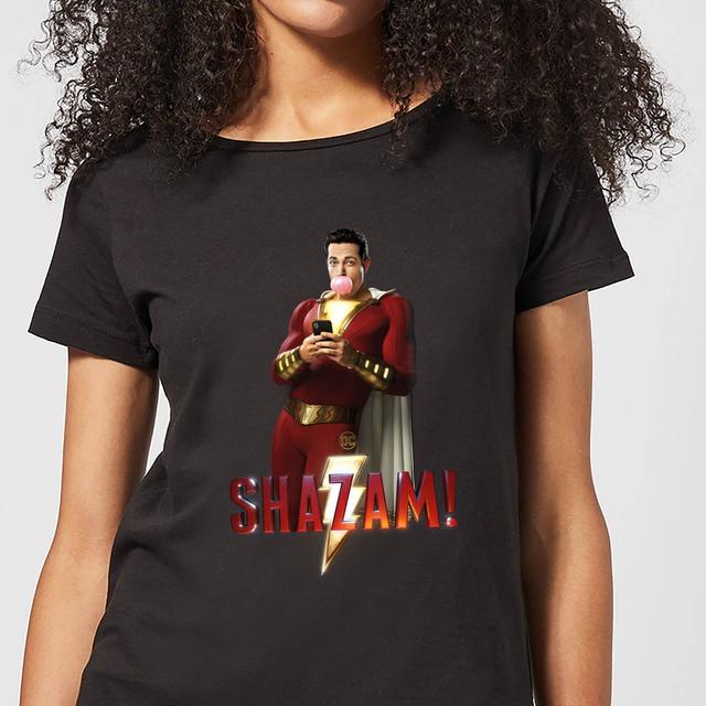 Camiseta Bubble Gum para mujer de Shazam - Negro - S on Productcaster.