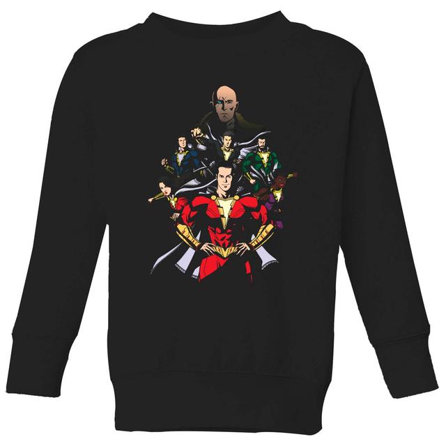 Shazam Team Up Kids' Sweatshirt - Black - 11-12 Years on Productcaster.