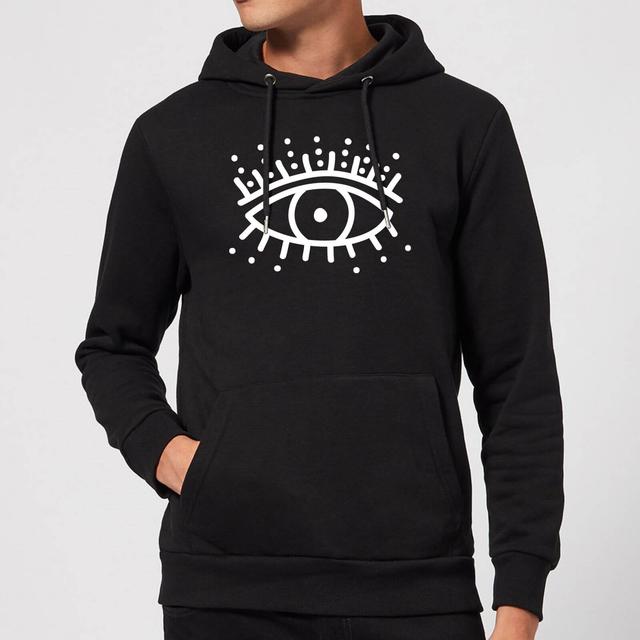 Eye Eye Hoodie - Black - XXL - Schwarz on Productcaster.