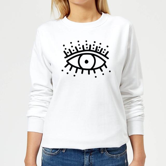 Eye Eye Women's Sweatshirt - White - L - Weiß on Productcaster.