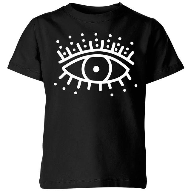 Eye Eye Kids' T-Shirt - Black - 7-8 Jahre - Schwarz on Productcaster.