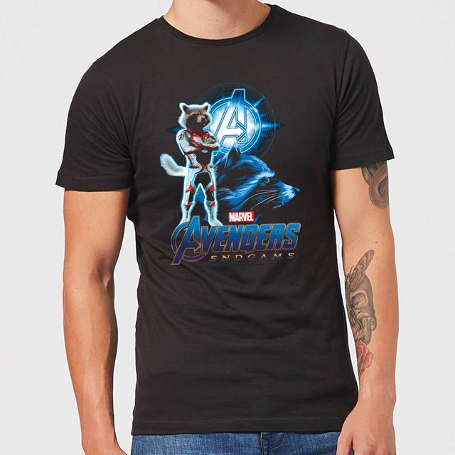 Camiseta Vengadores Endgame Traje Rocket - Hombre - Negro - S on Productcaster.