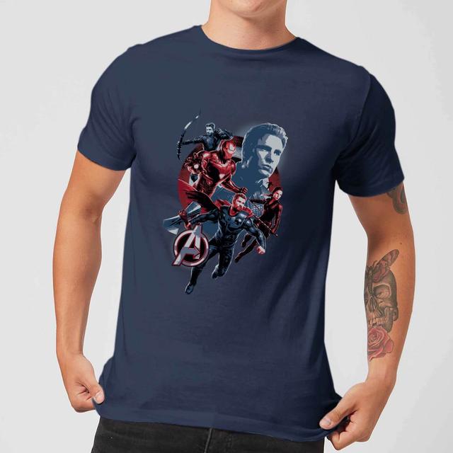 Camiseta Vengadores Endgame Shield Team - Hombre - Azul marino - S on Productcaster.