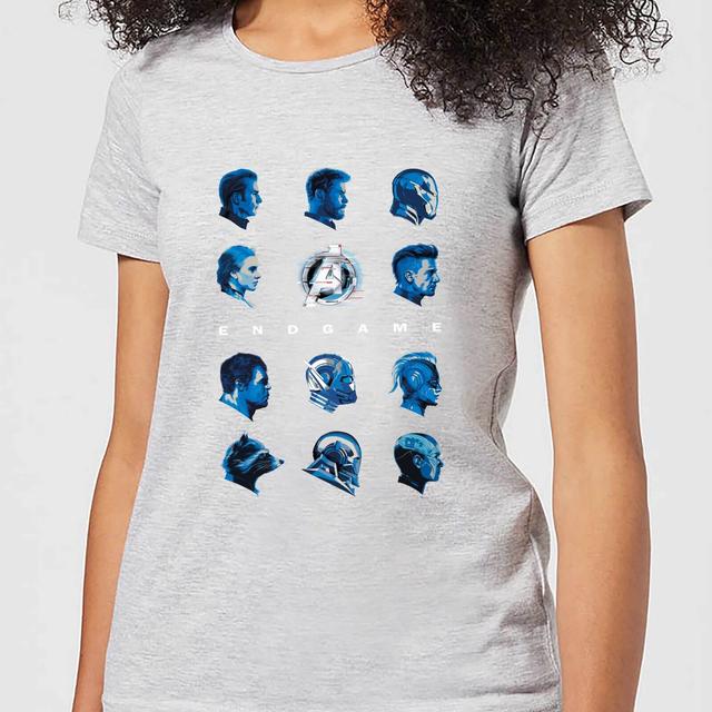 Camiseta Vengadores Endgame Heads - Mujer - Gris - 3XL on Productcaster.