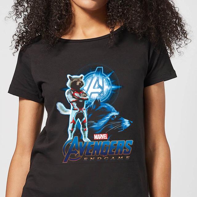 Camiseta Vengadores Endgame Traje Rocket - Mujer - Negro - XL on Productcaster.