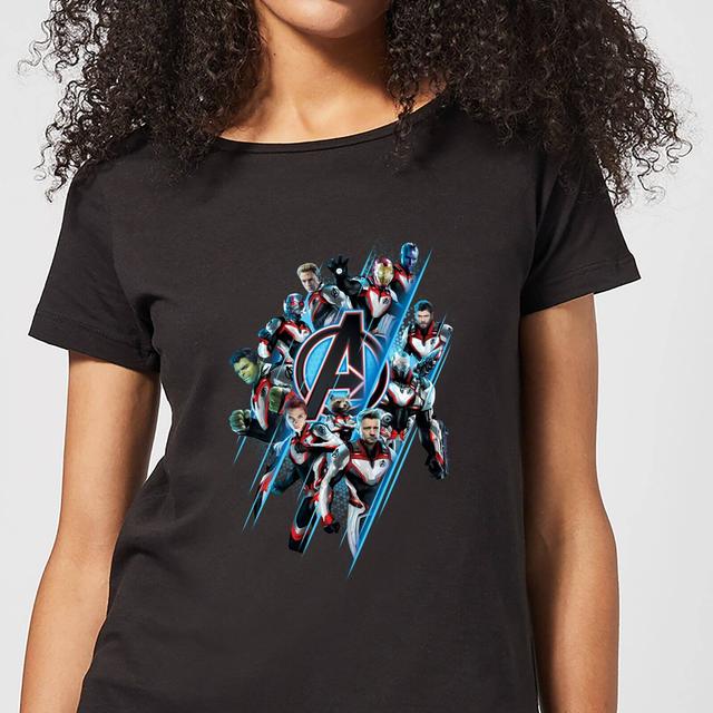 Camiseta Vengadores Endgame Logo Equipo - Mujer - Negro - L on Productcaster.