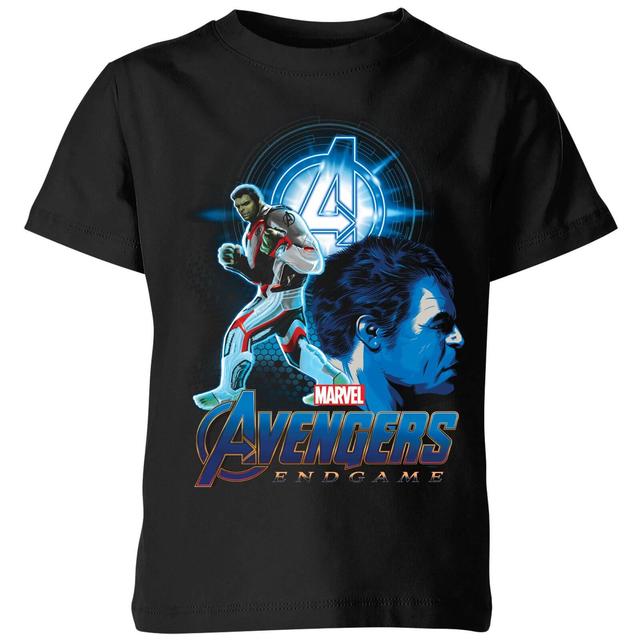 Avengers: Endgame Hulk Suit Kids' T-Shirt - Black - 7-8 Years on Productcaster.