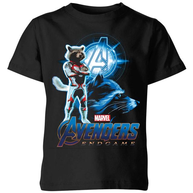 Camiseta Vengadores Endgame Traje Rocket - Niño - Negro - 5-6 años on Productcaster.