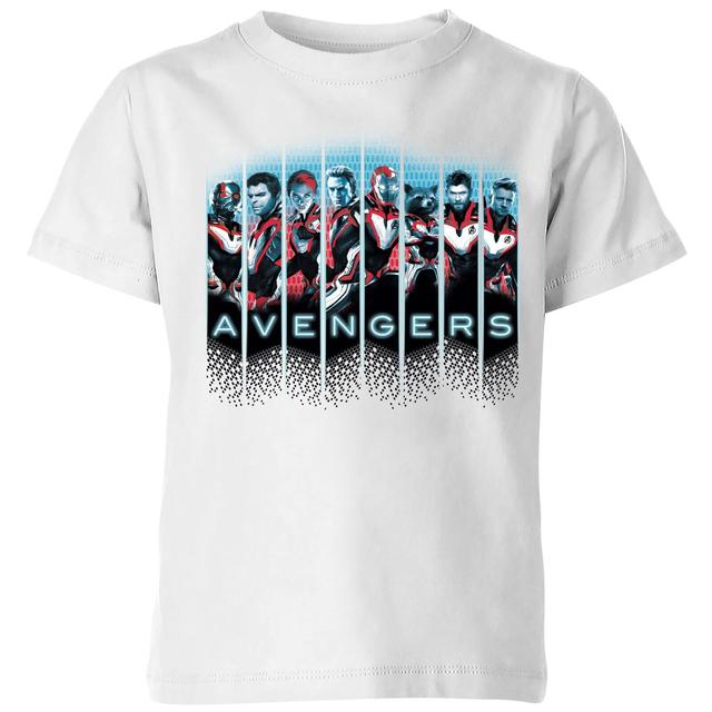 Avengers: Endgame Character Split Kids' T-Shirt - Weiß - 3-4 Jahre on Productcaster.