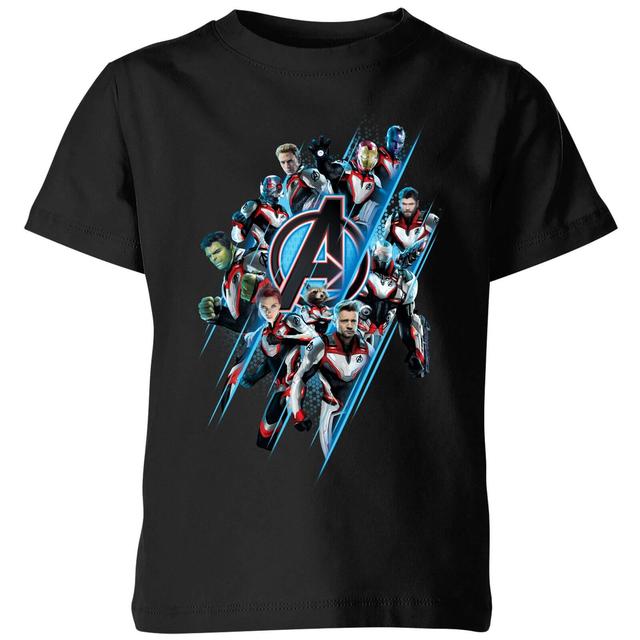 Avengers: Endgame Logo Team Kids' T-Shirt - Schwarz - 5-6 Jahre on Productcaster.