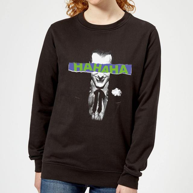 DC Comics Batman Joker The Greatest Stories Women's Sweatshirt in Black - M - Schwarz on Productcaster.