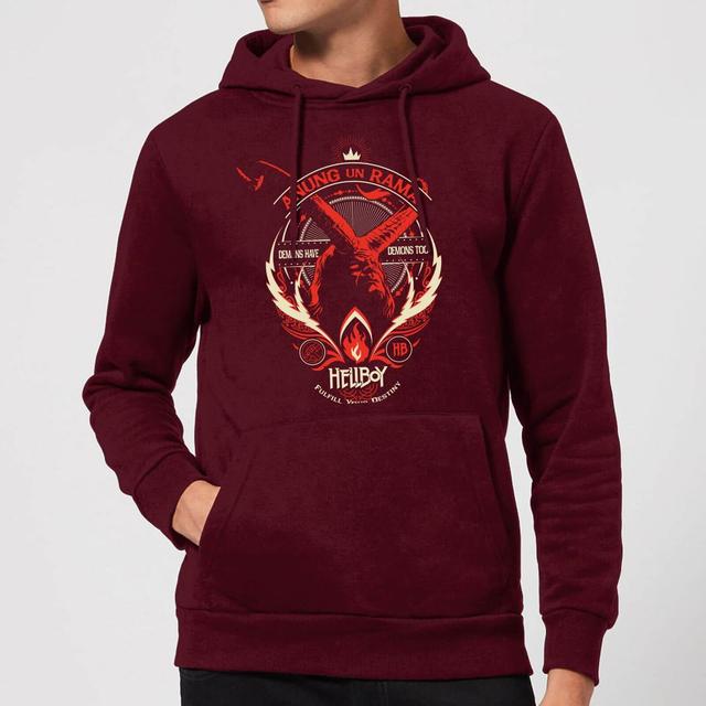 Sudadera con capucha Anung Un Rama de Hellboy - Burdeos - XXL on Productcaster.