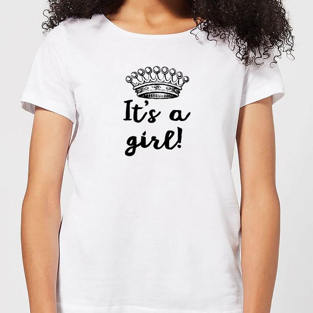 It's A Girl Women's T-Shirt - White - XL - Weiß on Productcaster.