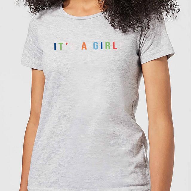 It's A Girl Women's T-Shirt - Grey - XL - Grey on Productcaster.