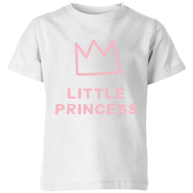 Little Princess Kids' T-Shirt - White - 11-12 Jahre - Weiß on Productcaster.