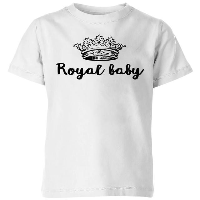 Royal Baby Kids' T-Shirt - White - 3-4 Jahre - Weiß on Productcaster.