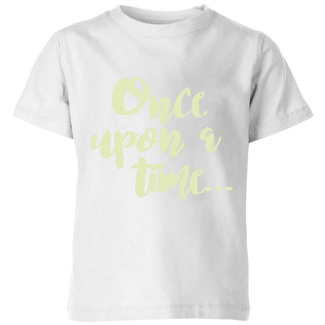 Once Upon A Time Kids' T-Shirt - White - 5-6 Jahre - Weiß on Productcaster.