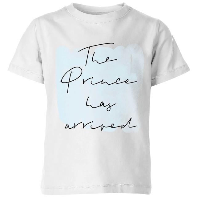 The Prince Has Arrived Kids' T-Shirt - White - 7-8 Years - White on Productcaster.