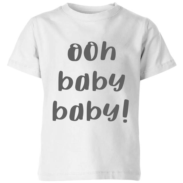 Ooh Baby Baby Kids' T-Shirt - White - 9-10 Jahre - Weiß on Productcaster.