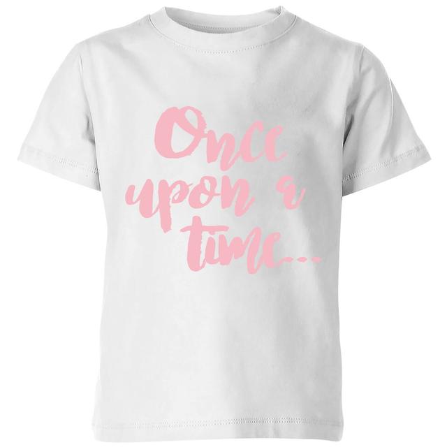 Once Upon A Time Kids' T-Shirt - White - 11-12 Jahre - Weiß on Productcaster.