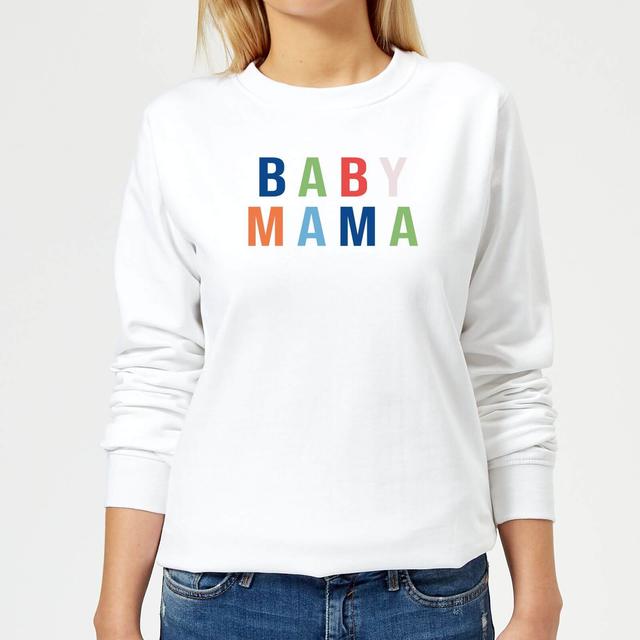 Baby Mama Women's Sweatshirt - White - XL - Weiß on Productcaster.