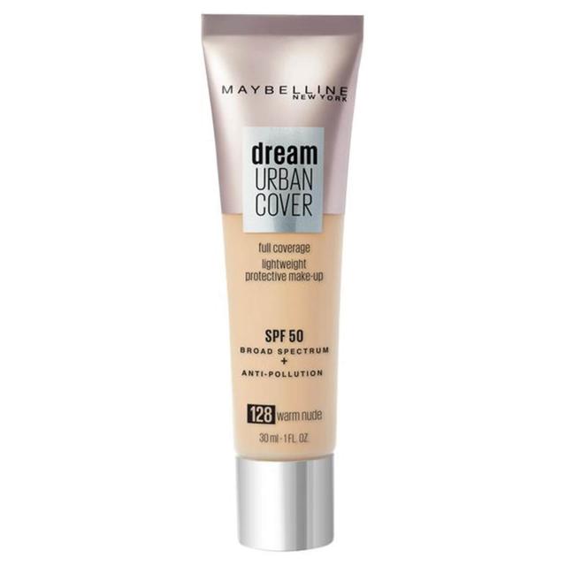 Maybelline Dream Urban Cover SPF50 Foundation 121ml (Various Shades) - 128 Warm Nude on Productcaster.