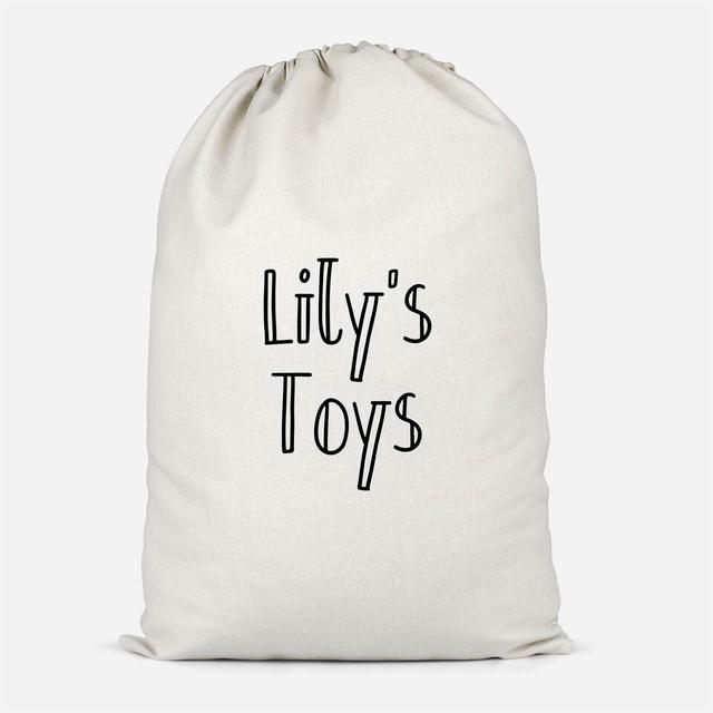 Girl's Named Toys Cotton Storage Bag - Groß - Olivia on Productcaster.