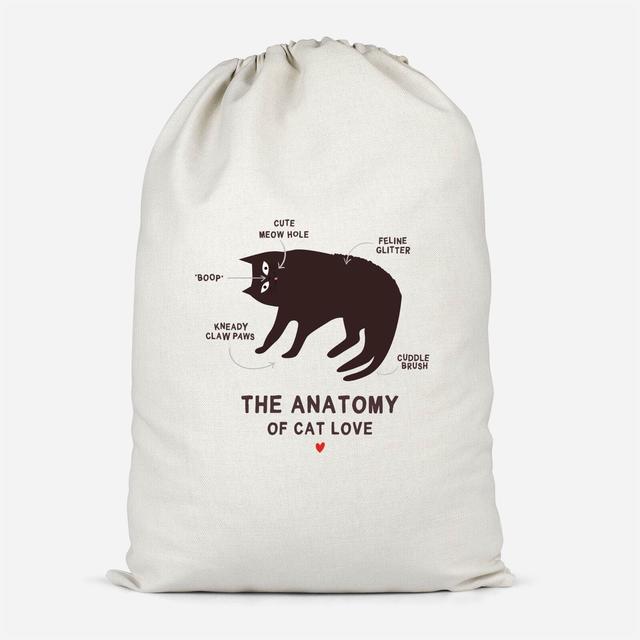 The Anatomy Of Cat Love Cotton Storage Bag - Groß on Productcaster.