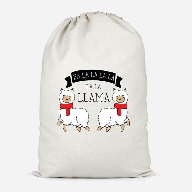 Fa La La La La La Llama Cotton Storage Bag - Klein on Productcaster.