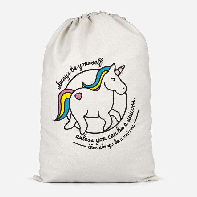 Always Be Yourself Unless You Can Be A Unicorn Cotton Storage Bag - Small on Productcaster.