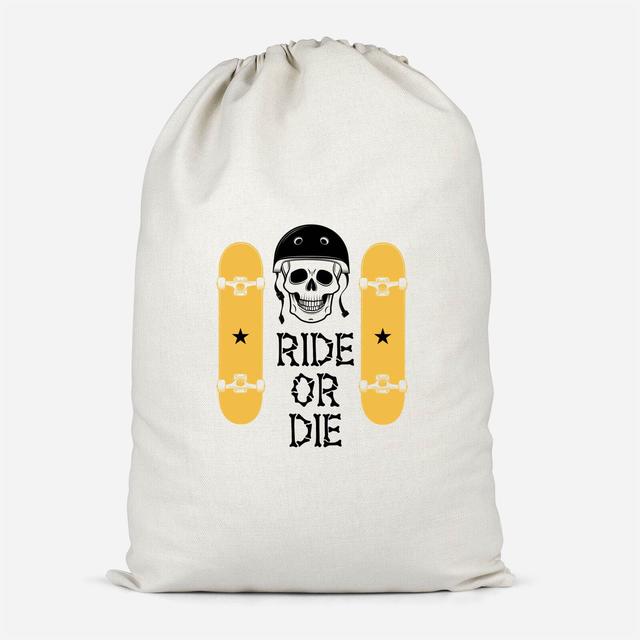 Ride Or Die Skateboard Cotton Storage Bag - Groß on Productcaster.