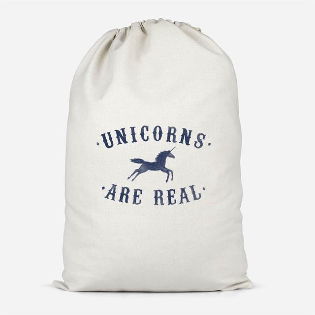 Unicorns Are Real Cotton Storage Bag - Klein on Productcaster.