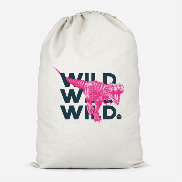 Wild Dinosaur Cotton Storage Bag - Small on Productcaster.