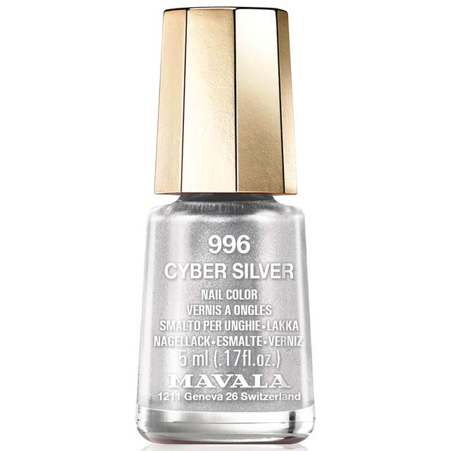 Mavala Cyber Chic Mini Colour Nail Varnish 5ml (Various Shades) - Cyber Silver on Productcaster.