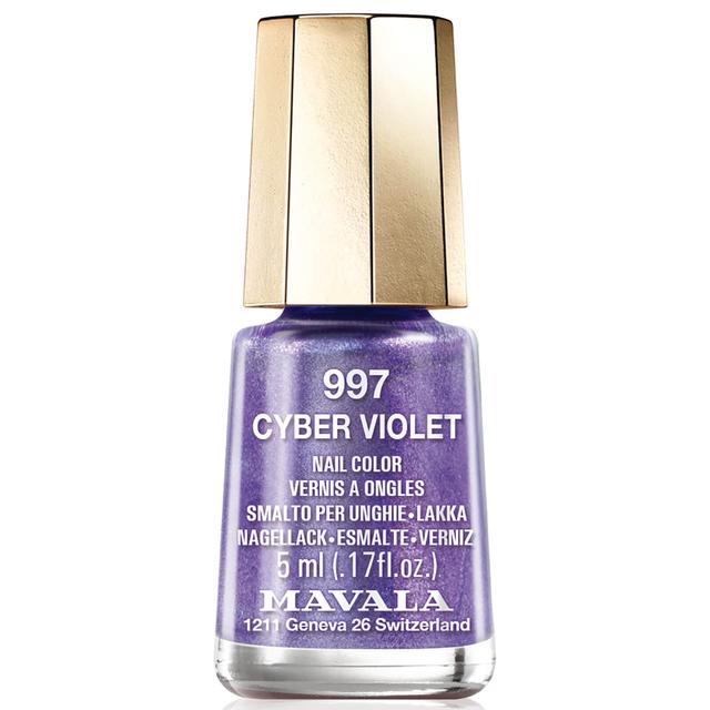 Mavala Cyber Chic Mini Colour Nail Varnish 5ml (Various Shades) - Cyber Violet on Productcaster.