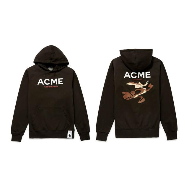 Sudadera capucha ACME Looney Tunes Coyote Carrera - Negro - S - Negro on Productcaster.