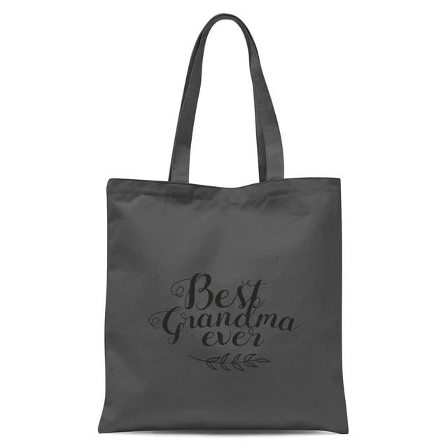 Best Grandma Ever Tote Bag - Grey on Productcaster.