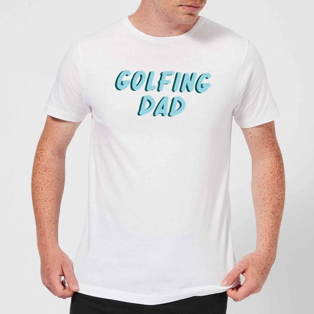 Golfing Dad Men's T-Shirt - White - 5XL - Weiß on Productcaster.