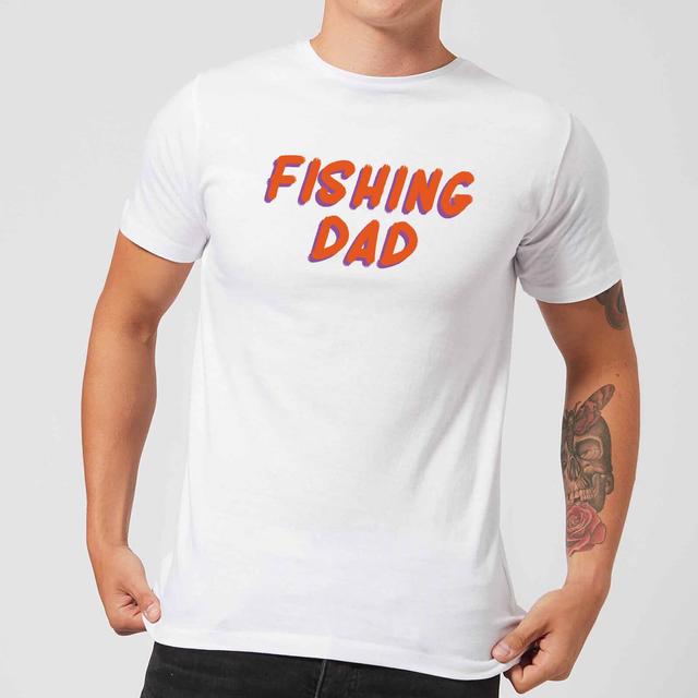 Fishing Dad Men's T-Shirt - White - M - Weiß on Productcaster.