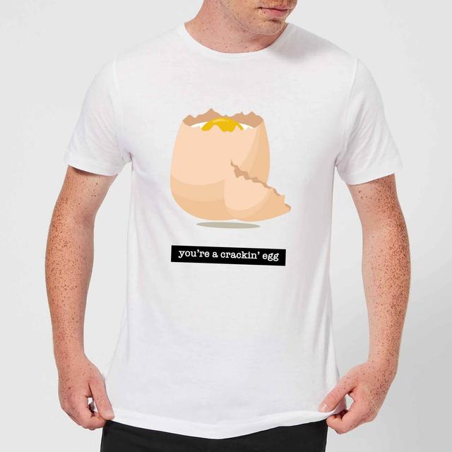 You're A Crackin' Egg Men's T-Shirt - White - M - White on Productcaster.