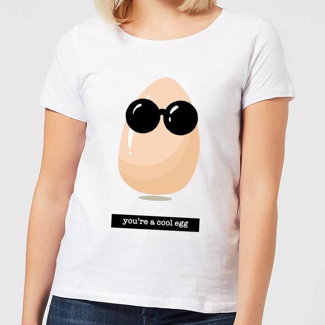 You're A Cool Egg Women's T-Shirt - White - XXL - Weiß on Productcaster.