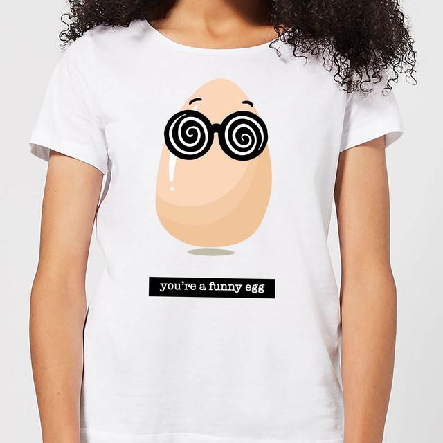 You're A Funny Egg Women's T-Shirt - White - M - Weiß on Productcaster.