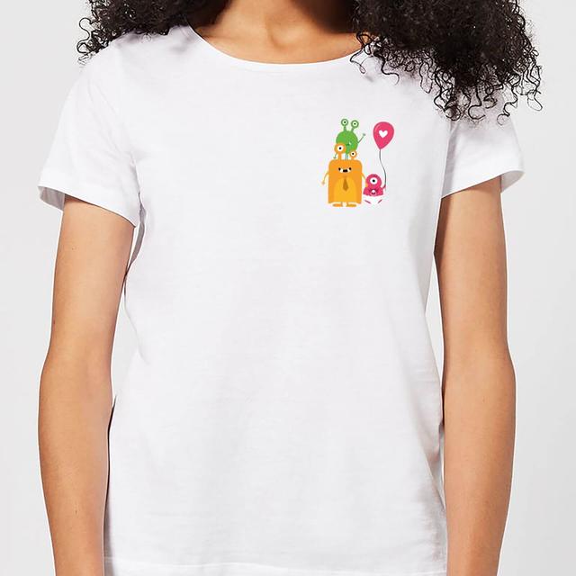 Monster Family Women's T-Shirt - White - XXL - Weiß on Productcaster.