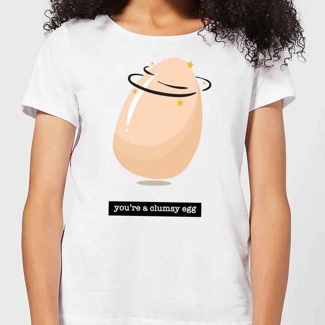 You're A Clumsy Egg Women's T-Shirt - White - M - Weiß on Productcaster.