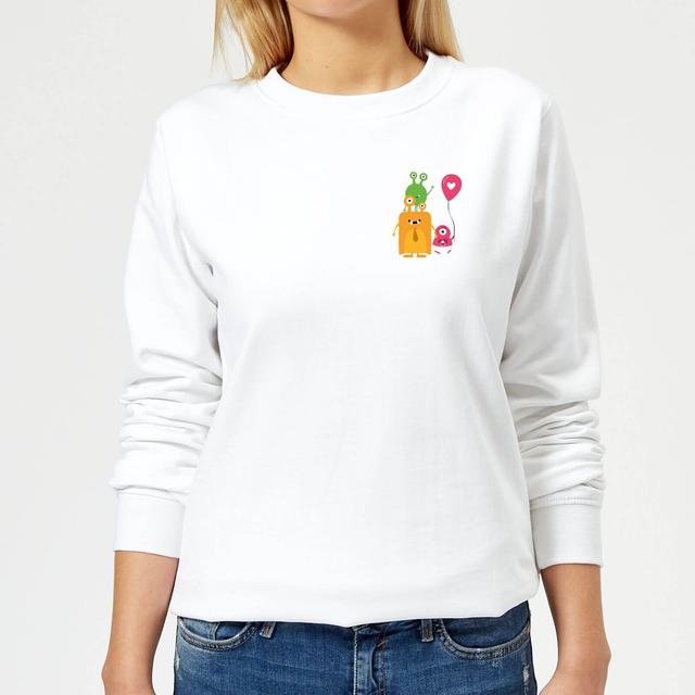 Monster Family Women's Sweatshirt - White - XS - White on Productcaster.