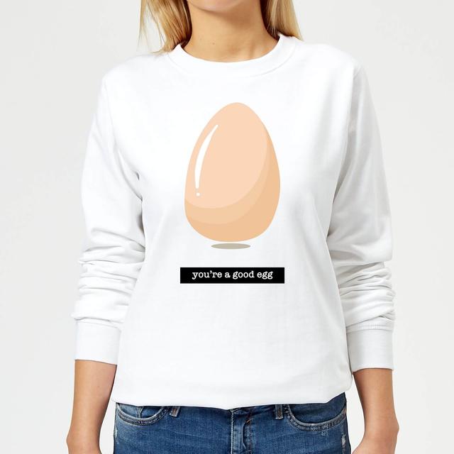 You're A Good Egg Women's Sweatshirt - White - S - Weiß on Productcaster.