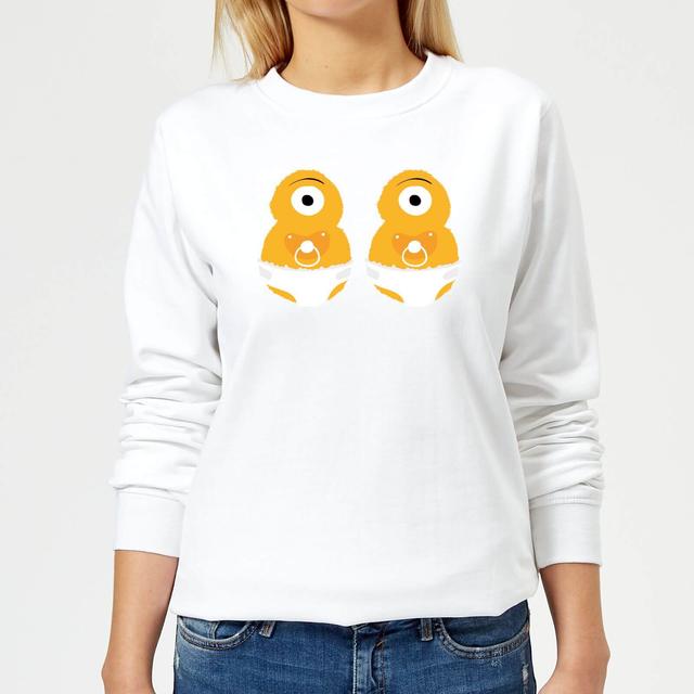 Monster Twins Women's Sweatshirt - White - S - White on Productcaster.