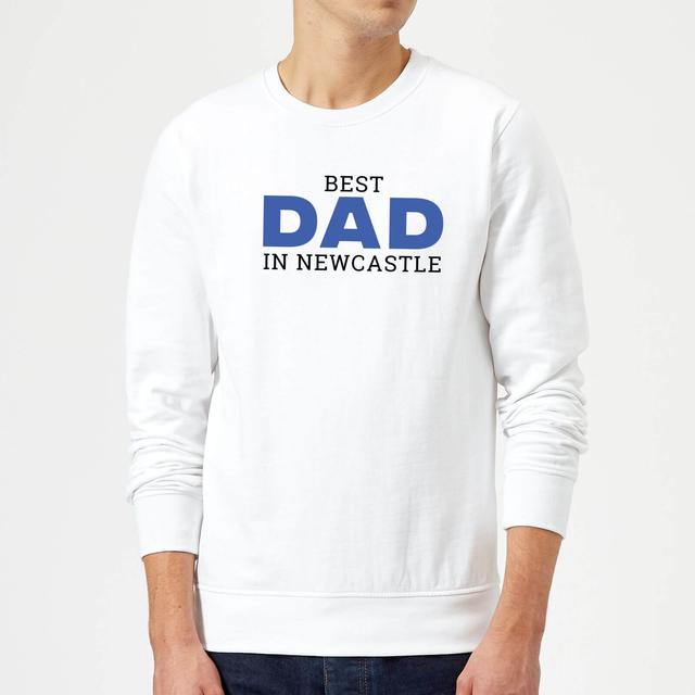 Best Dad In Newcastle Sweatshirt - White - L - Weiß on Productcaster.