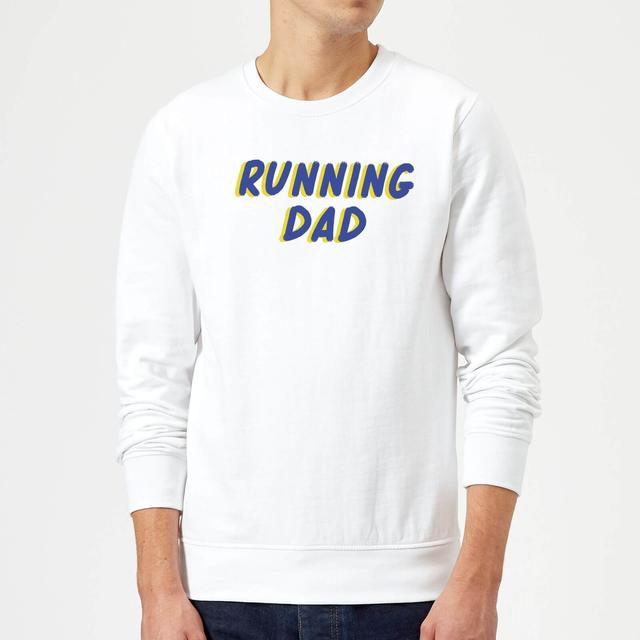 Running Dad Sweatshirt - White - XXL on Productcaster.